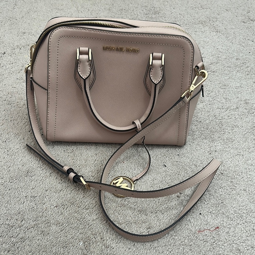Michael Kors Tan Leather Satchel